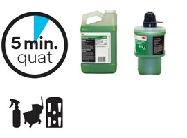 5 minute disinfectant cleaner quats from 3m