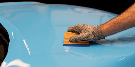 Wrap film application
