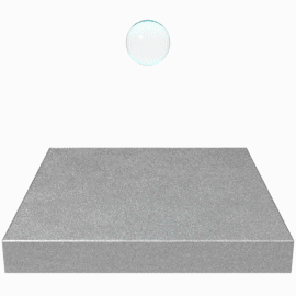 Many metals and glass have high surface energies of 100s or 1000s of dynes/cm.