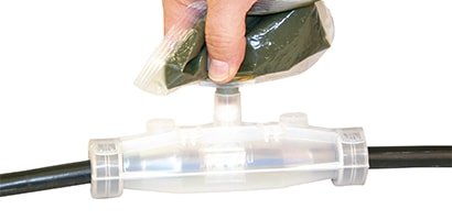 Low voltage resin and joints: Simple, quick and safe
