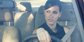Woman driving a car

