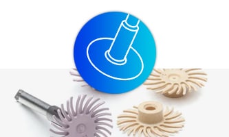 Finishing and polishing wheels
