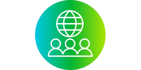 Icon of people connected
