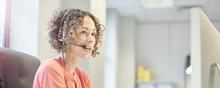 Person ready to take questions and to provide support
